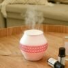 Lucky Clover Fog Port Aroma Diffuser | Retro Jar Shape