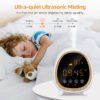 200ml Smart Clock Weather Essential Oil Humidifier