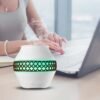 Lucky Clover Fog Port Aroma Diffuser | Retro Jar Shape
