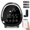Black Home Aroma Diffuser with Smart Clock