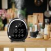 Black Home Aroma Diffuser with Smart Clock