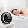 Black Home Aroma Diffuser with Smart Clock