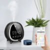 Black Home Aroma Diffuser with Smart Clock