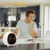 Home Alarm Clock Ultrasonic Atomization Aroma Diffuser