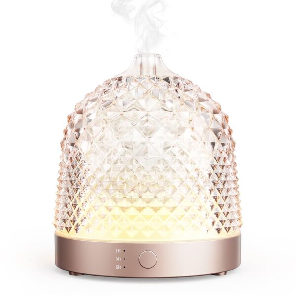 Pineapple Glass Diffuser with Glass Reservoir