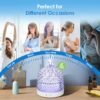200ml Ultrasonic Aroma Diffusers with Glass Reservoir