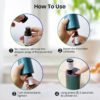 Automatic Aluminum Alloy Waterless Essential Oil Car Diffuser