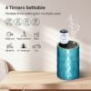 Automatic Aluminum Alloy Waterless Essential Oil Car Diffuser