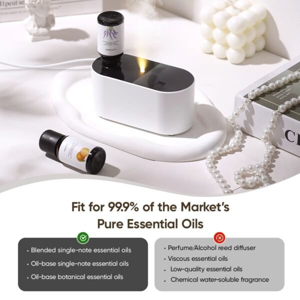 DN-850 USB - Waterless Diffuser (6) Waterless Diffuser Scent Machine For Home | USB Version White
